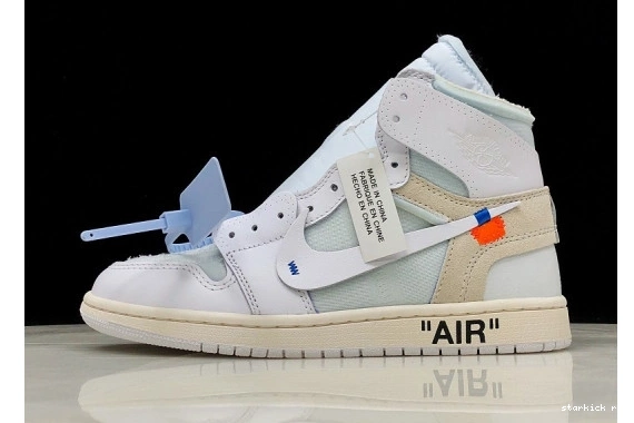 1 100  White Retro High AQ0818 Jordan O-W Air AQ0818-100 1027